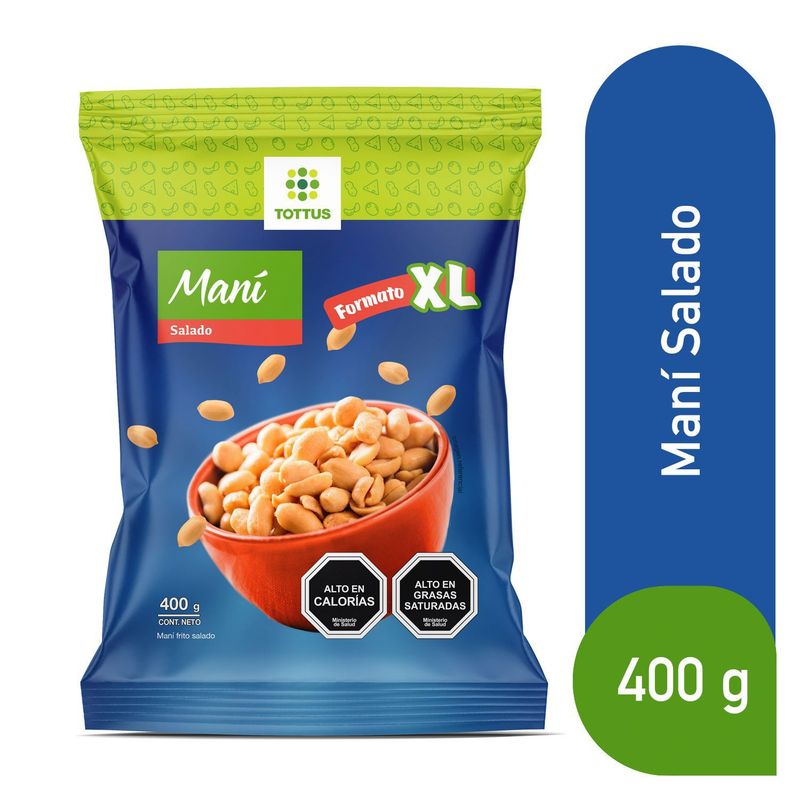 TOTTUS - Maní Salado Tottus 400 g