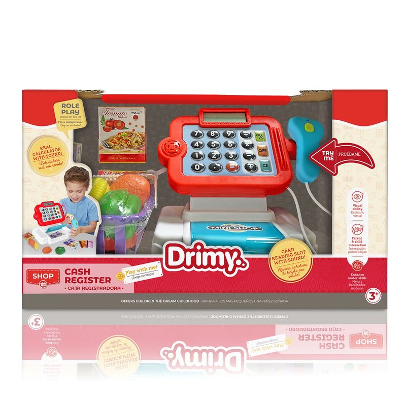 DRIMY - CAJA REGISTRADORA LUZ Y SONIDO