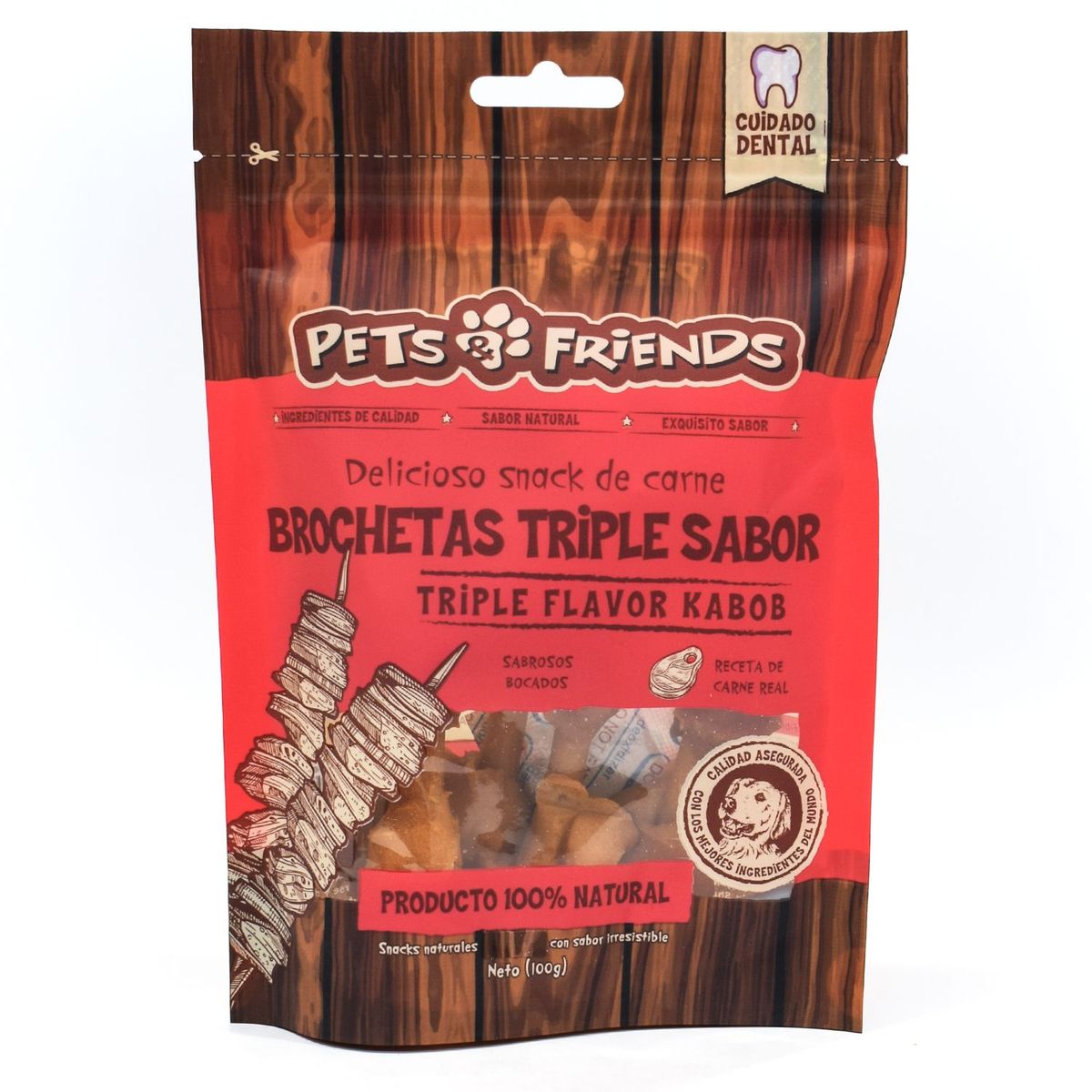 PETS AND FRIENDS - Brochetas Triple Sabor