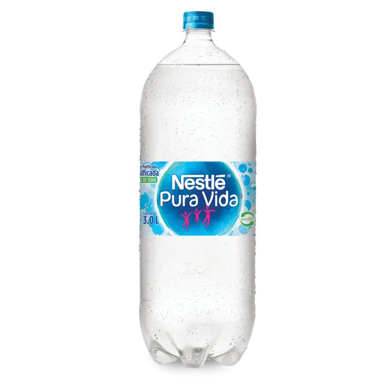 NESTLE - AGUAS CON GAS PURA VIDA NESTLE 3000 CC