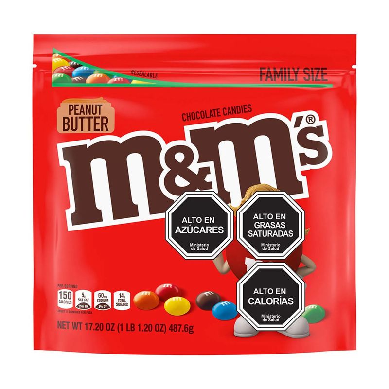 M&MS - CHOCOLATE MyM PEANUT BUTTER 487G