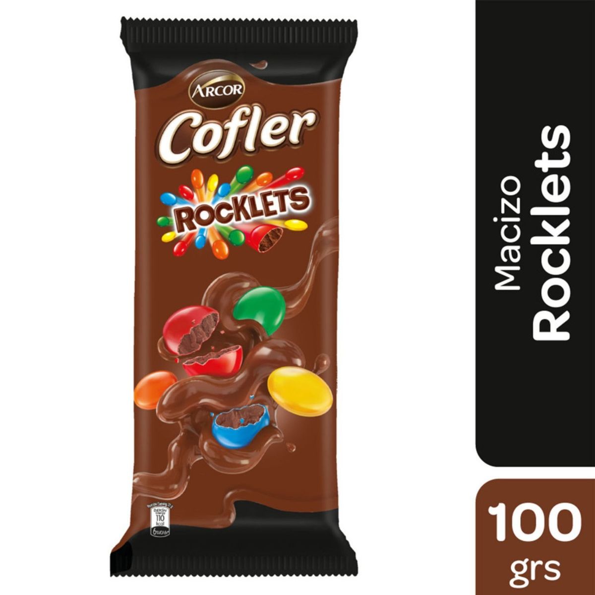 ROCKLETS - Chocolate en Tableta Confit Cofler Rocklets  100 g
