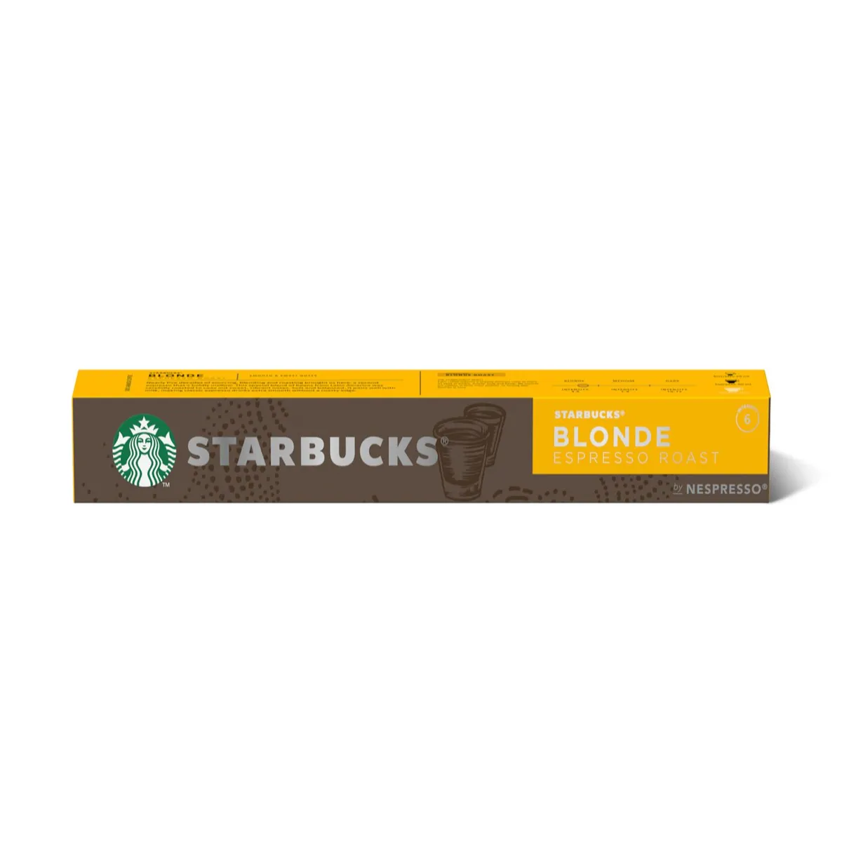 STARBUCKS - Cápsulas de Café Starbucks by Nespresso Blonde Espresso Roast 53 g