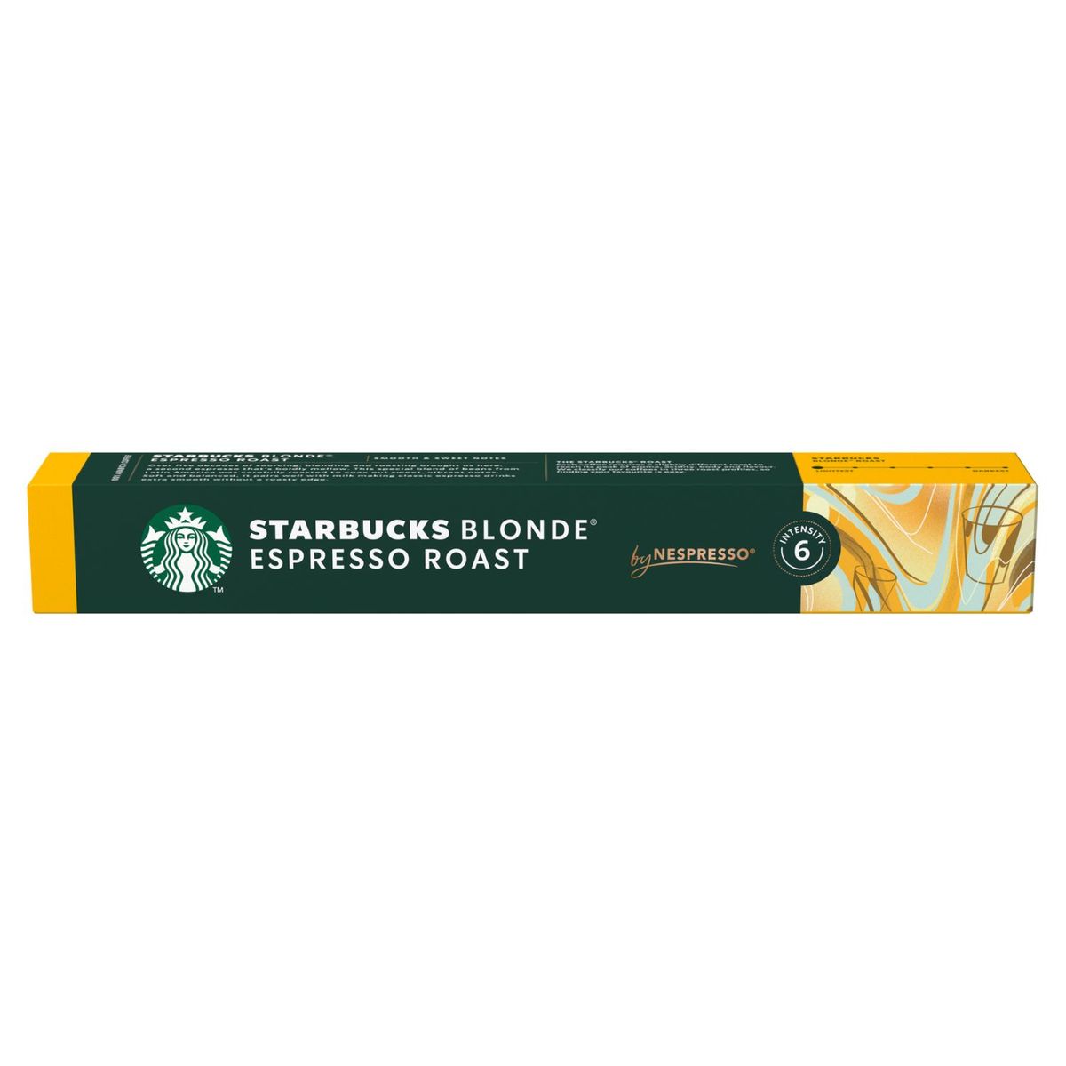 STARBUCKS - Cápsulas de Café Starbucks by Nespresso Blonde Espresso Roast 10 Un