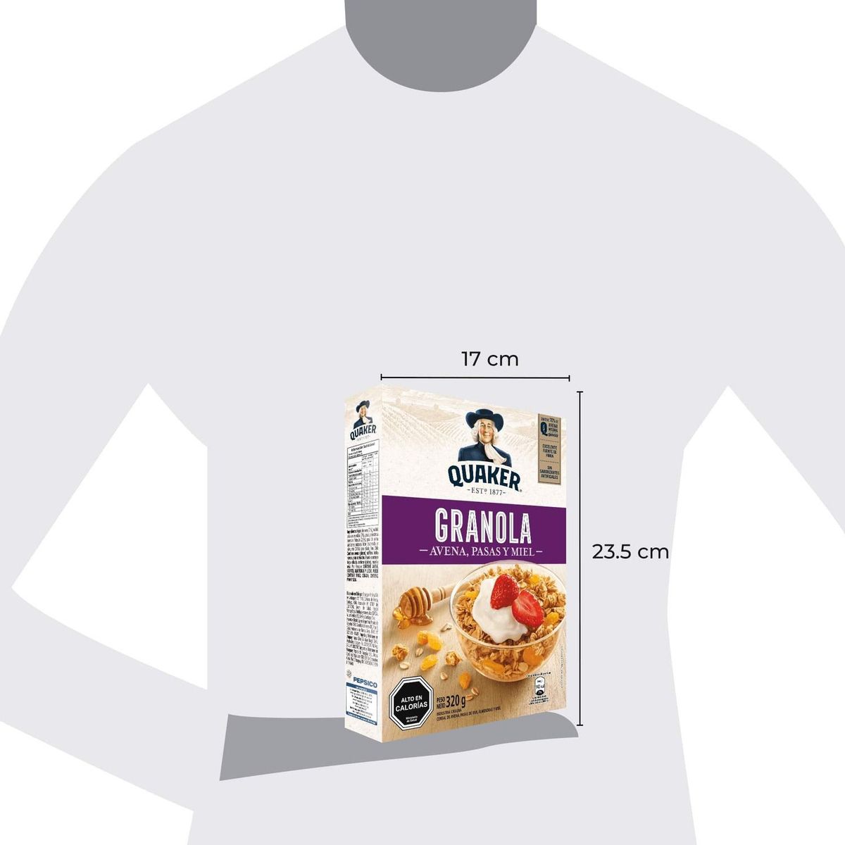 QUAKER - Granola Miel Pasas Quaker