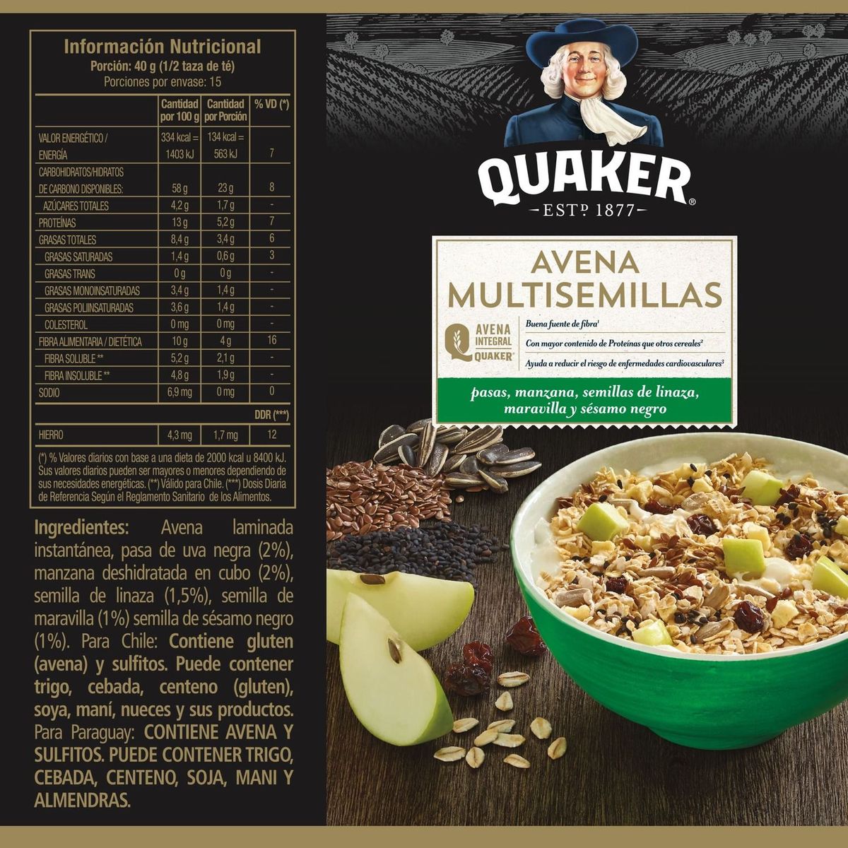 QUAKER - Avena Multisemillas
