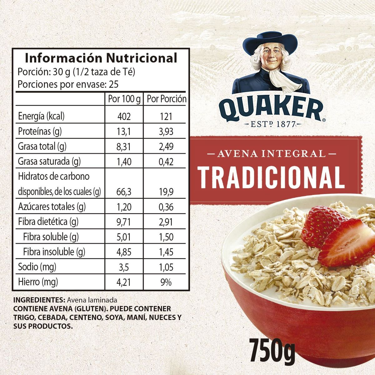 QUAKER - Aventa Tradicional