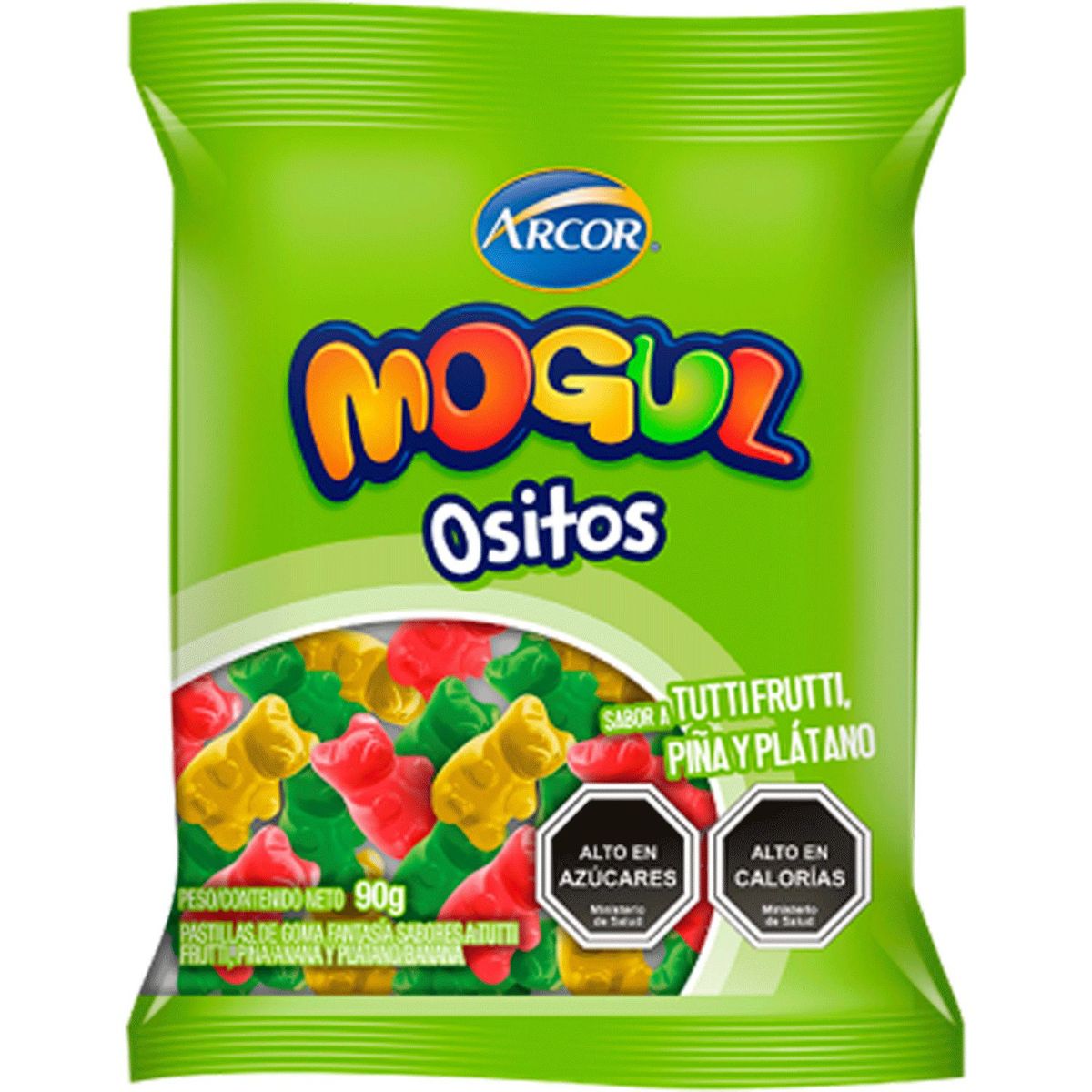 MOGUL - Gomitas Osito sabor Tutti Fruti Piña y Plátano Mogul 90 g