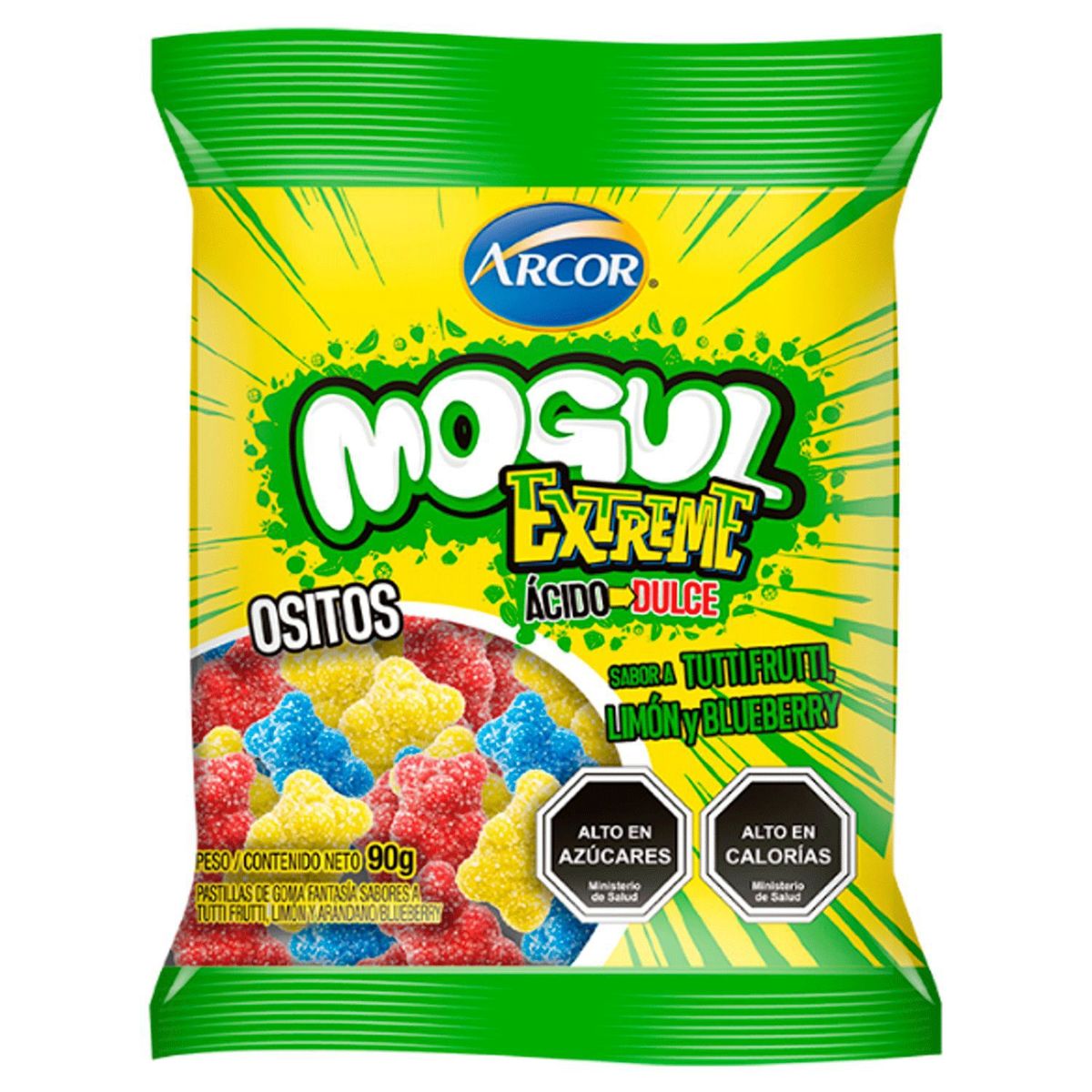 MOGUL - Gomitas Osito sabor Acido Dulce Mogul Extreme 90 g