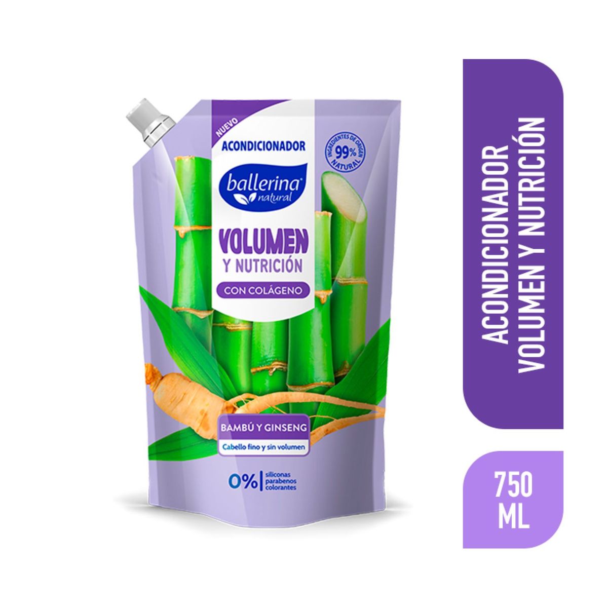 BALLERINA - Acondicionador Volumen y Nutrición con Colágeno