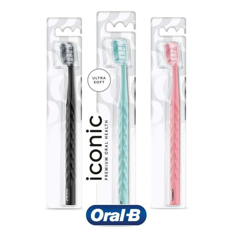 ORAL B - Pack Cepillo Dental Iconic Oral B 3 Un