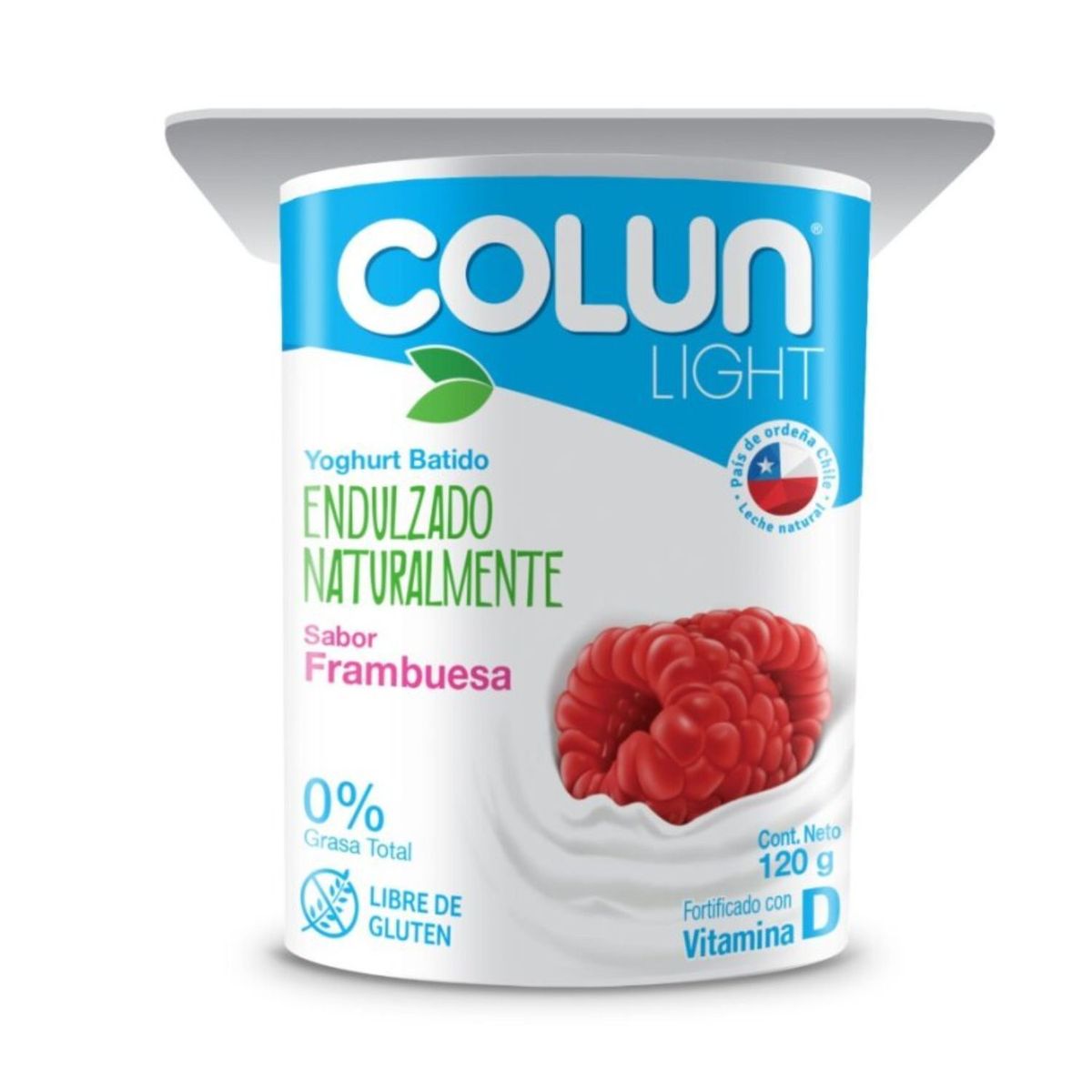 COLUN - Yoghurt Light Sabor Frambuesa Colun 120 g