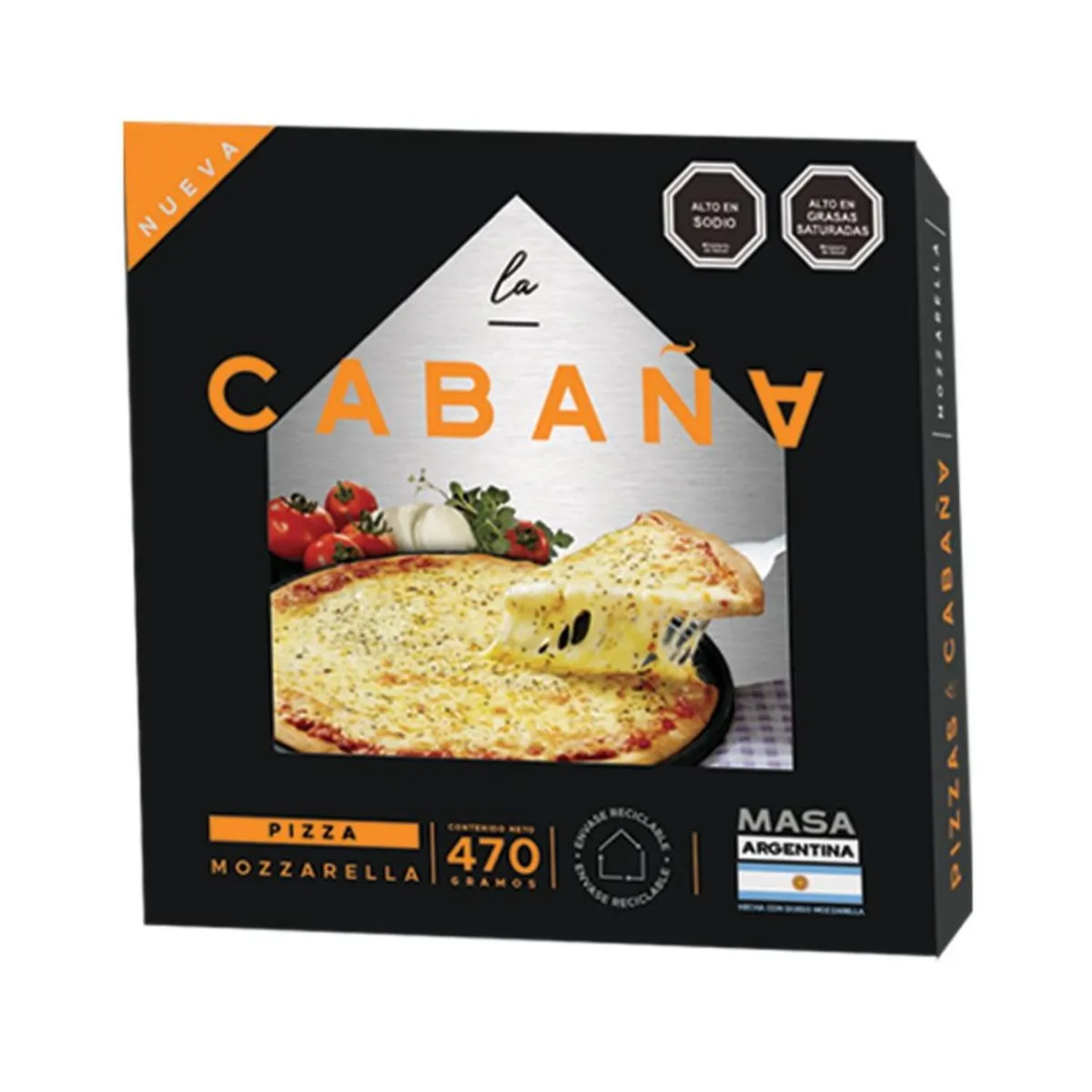  - Pizza Mozzarella Congelada 470 g