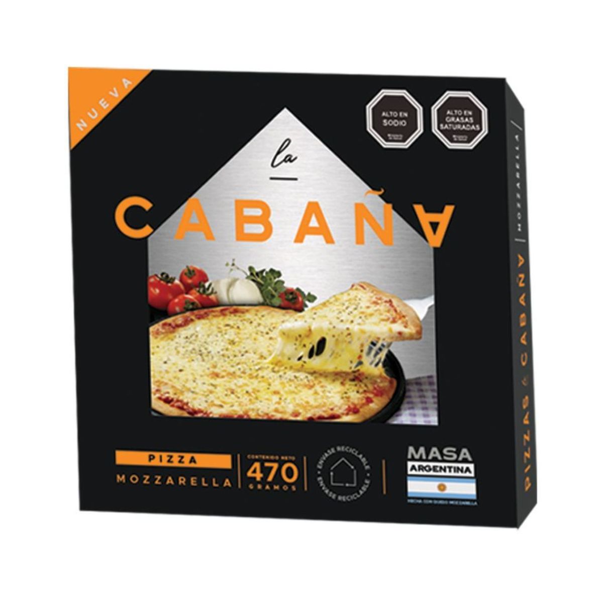  - Pizza Mozzarella Congelada 470 g