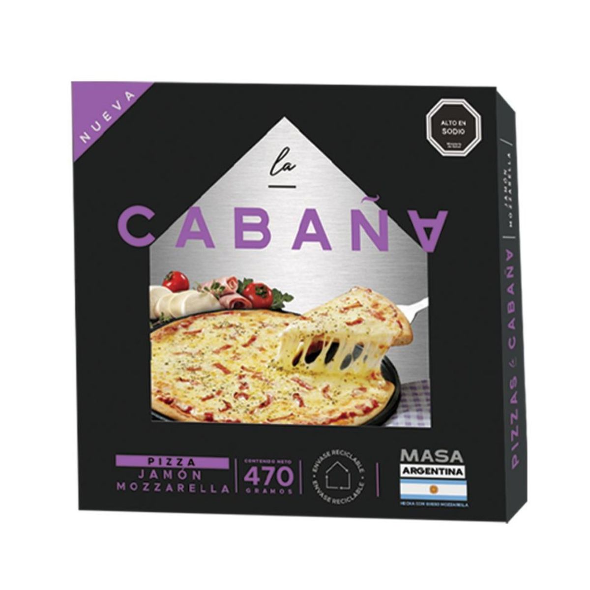  - Pizza Jamón Mozzarella Congelada 470 g