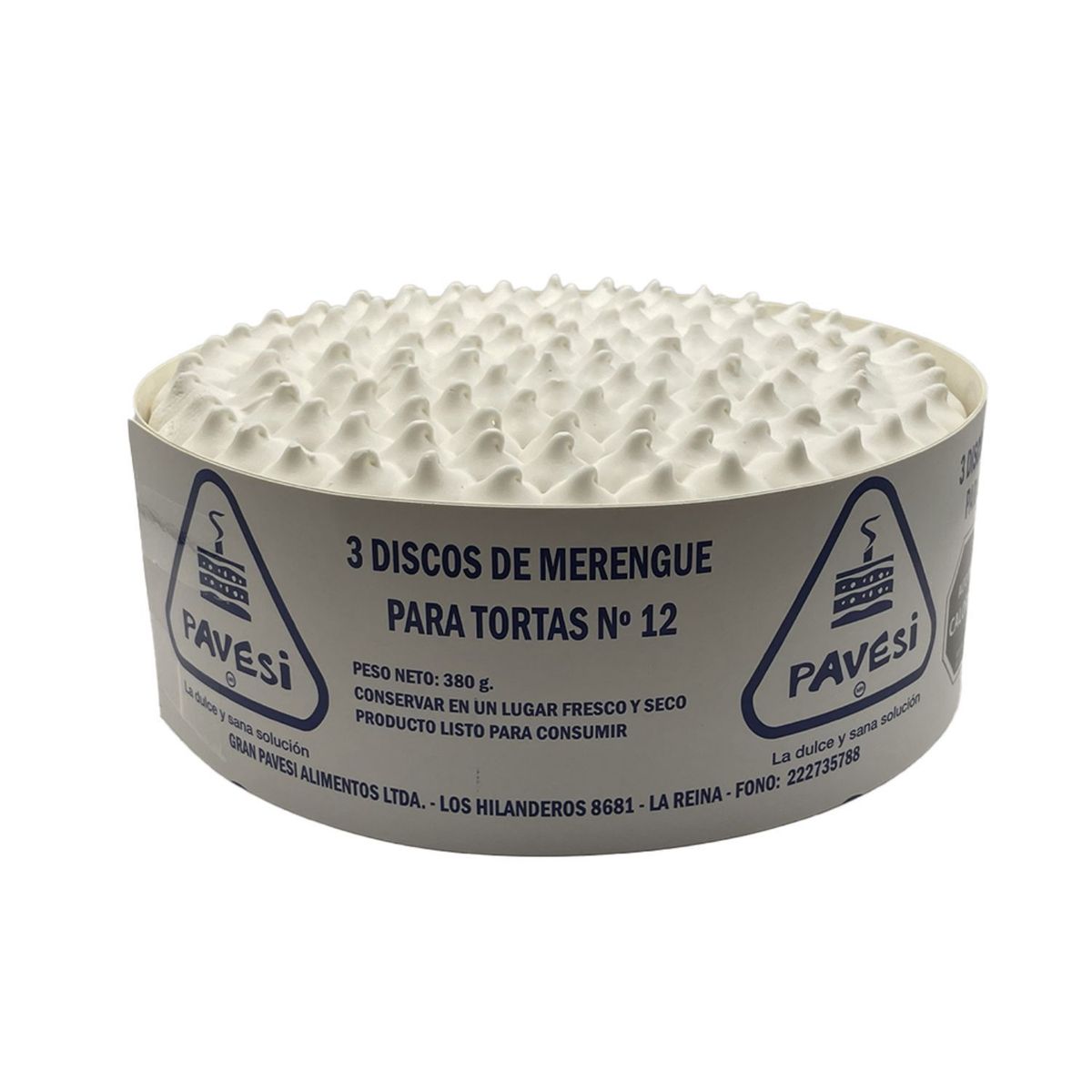 PAVESI - Discos de Merengue N° 12 Pavesi 3 Un