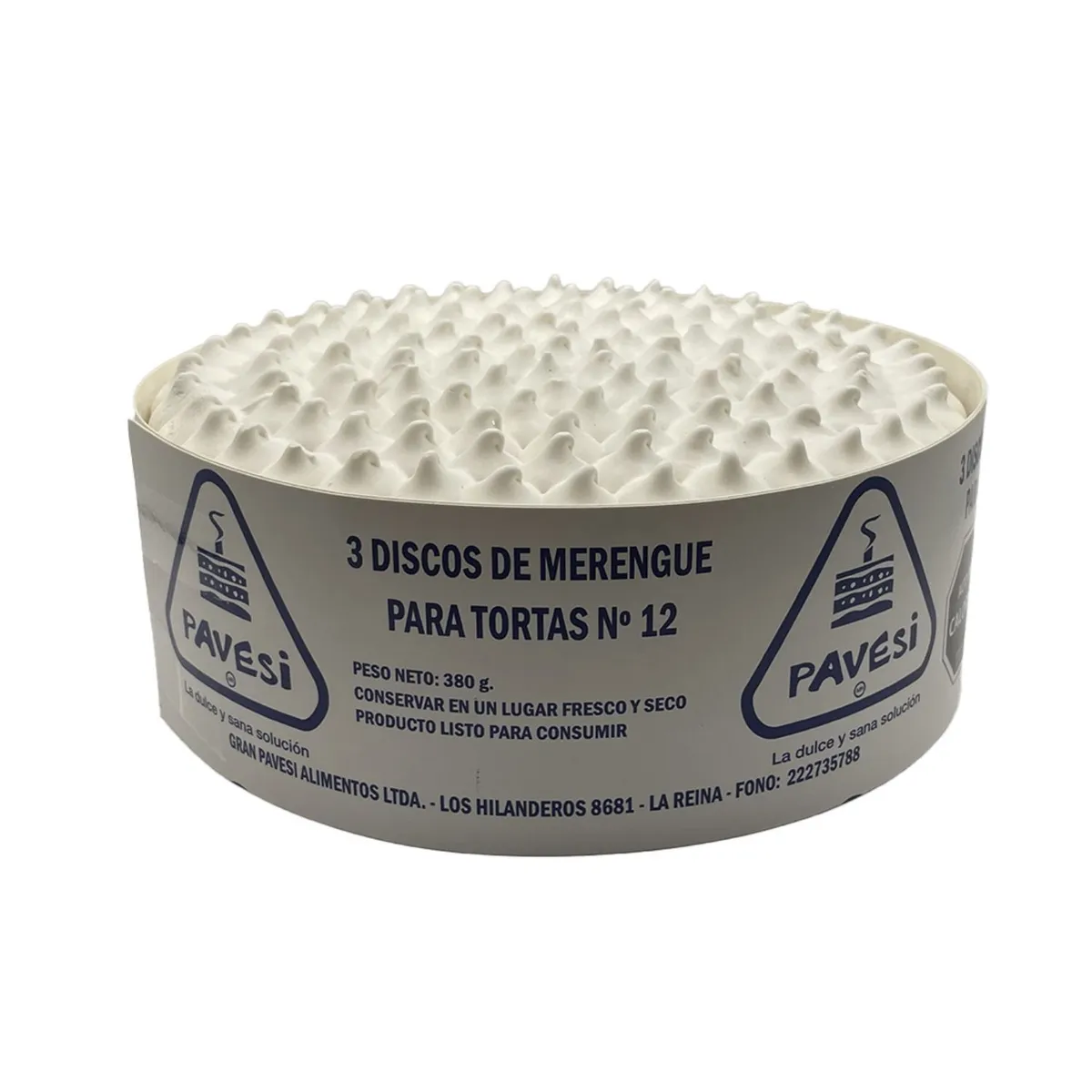 PAVESI - Discos de Merengue N° 12 Pavesi 3 Un