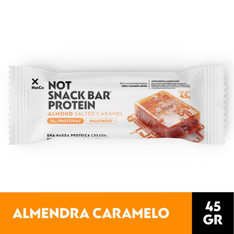 NOTSNACK BAR - Barra de Proteína NotSnack Bar Salted Caramel 45 g