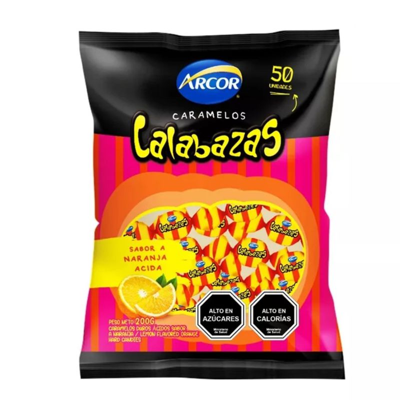ARCOR - CARAMELO CALABAZA ARCOR 200