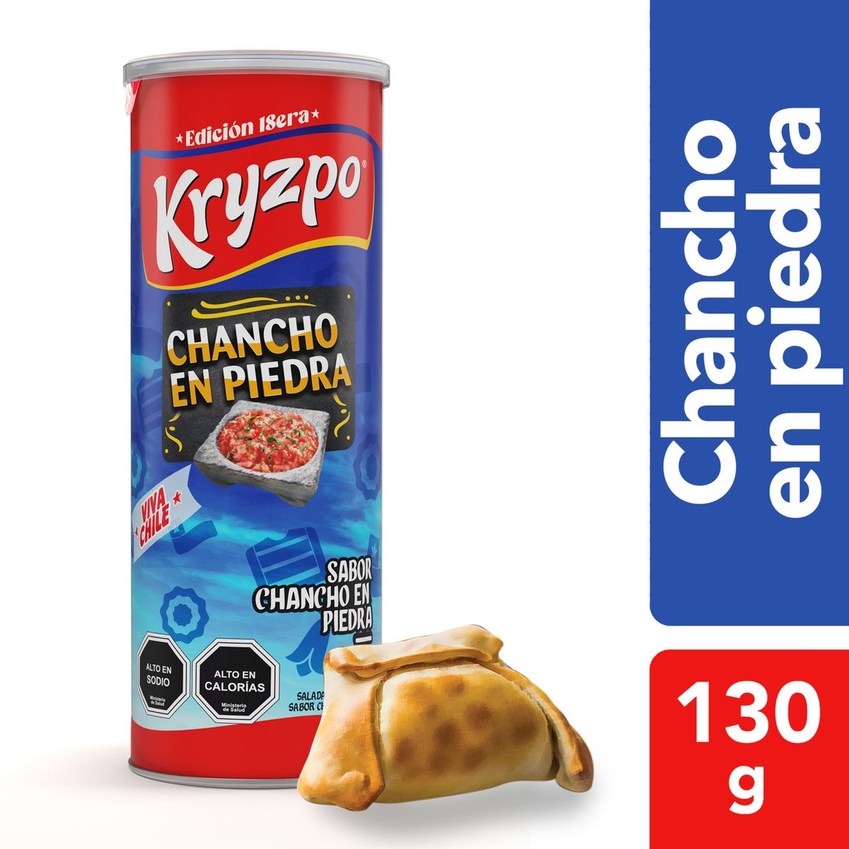 KRYZPO - Papas Fritas Kryzpo Sabor Chancho en Piedra 130 g
