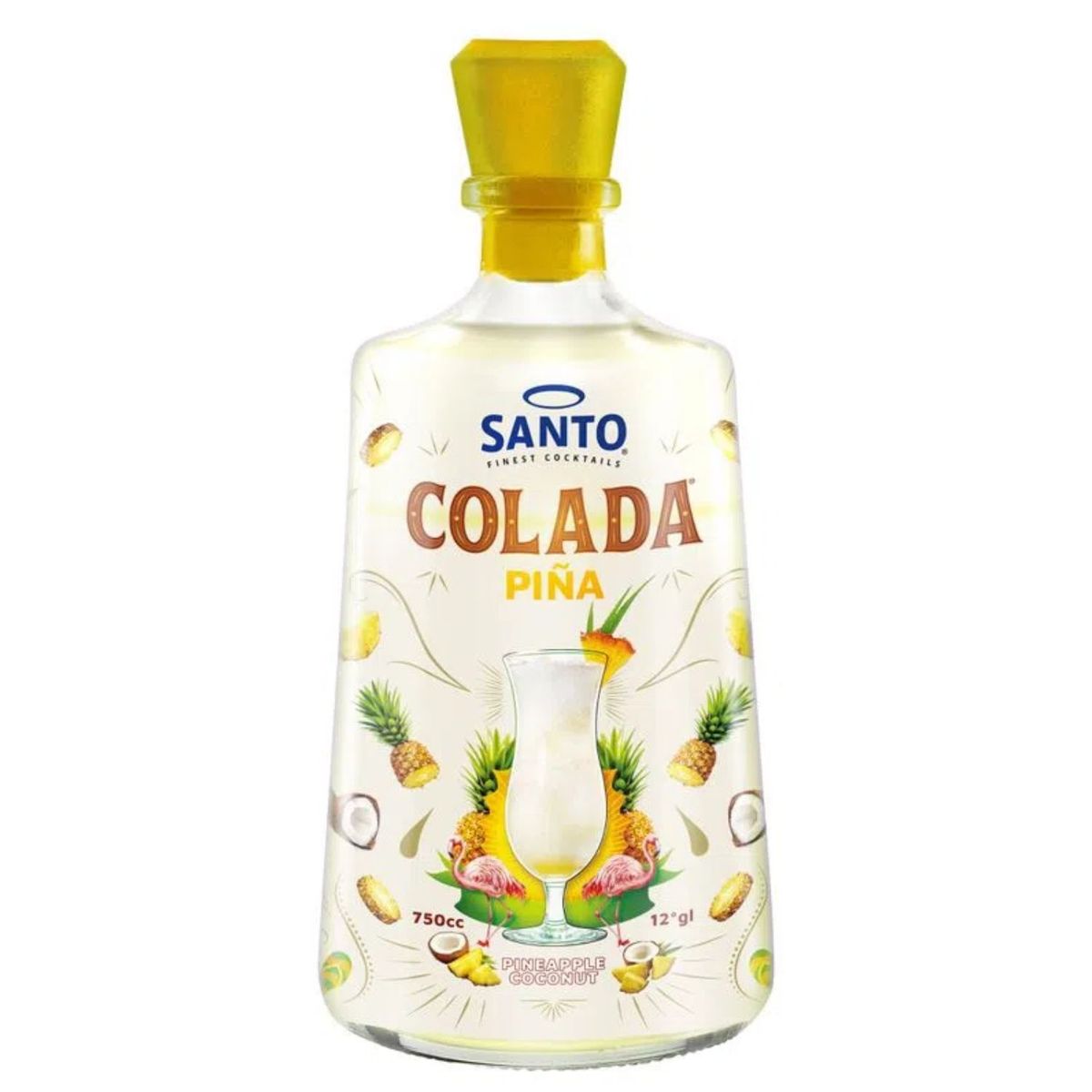 SANTO MOJITO - Cocktail Piña Colada Santo 12° 750 cc