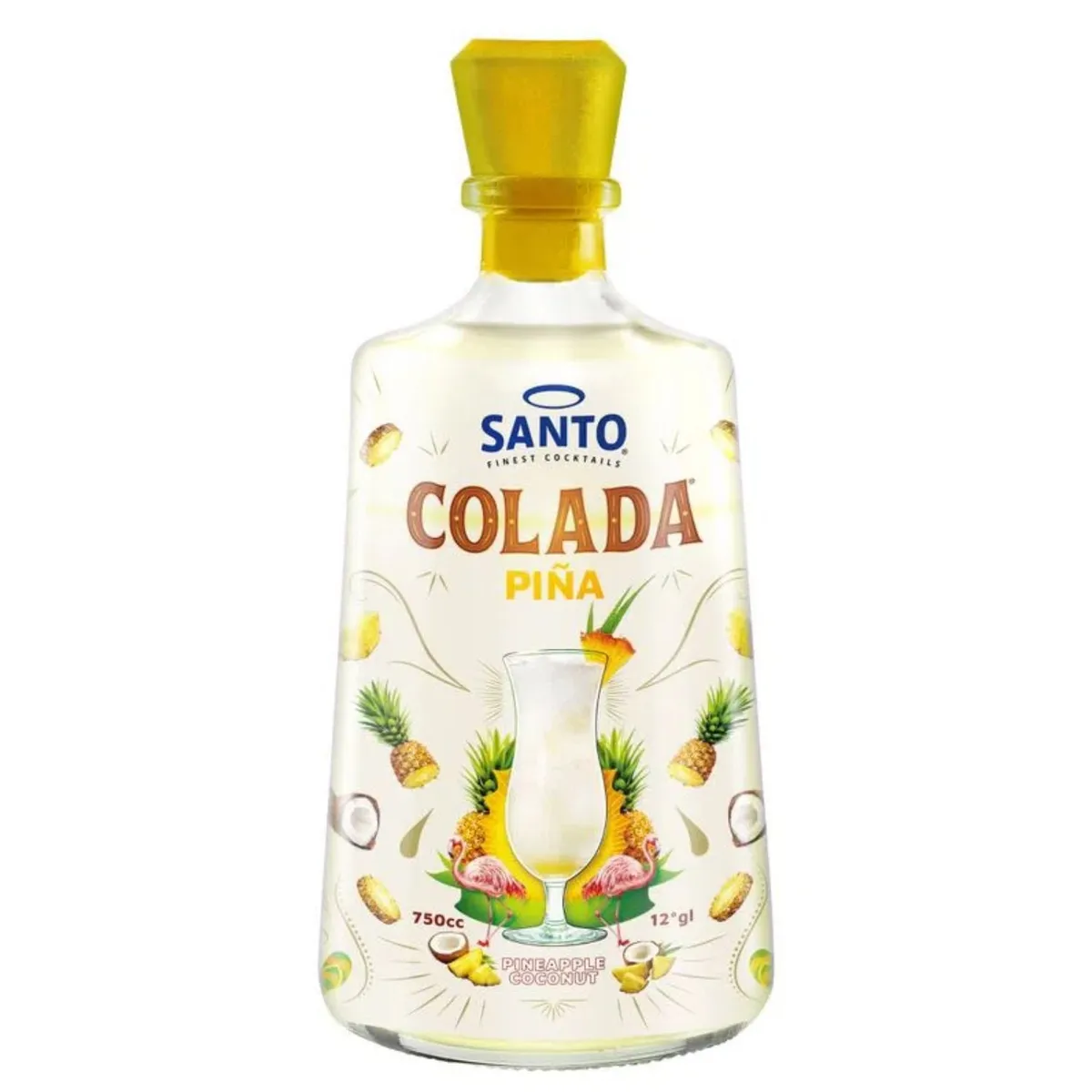 SANTO MOJITO - Cocktail Piña Colada Santo 12° 750 cc