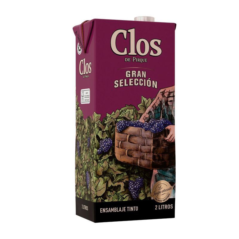 CLOS DE PIRQUE - Vino Tinto Gran Selección Clos 12° 2000 cc