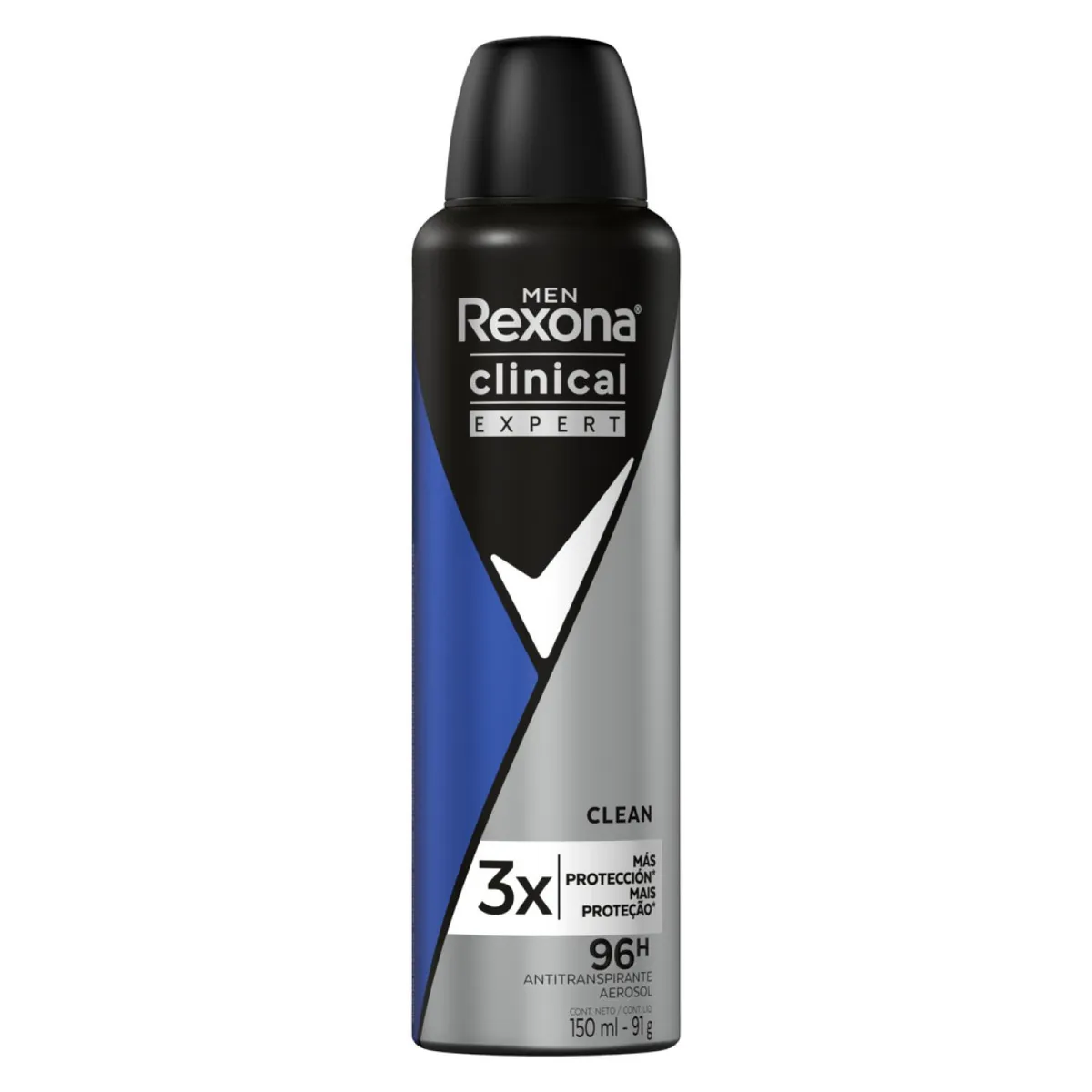 REXONA - Antitranspirante Aerosol Rexona Clinical Clean Hombre 150 ml