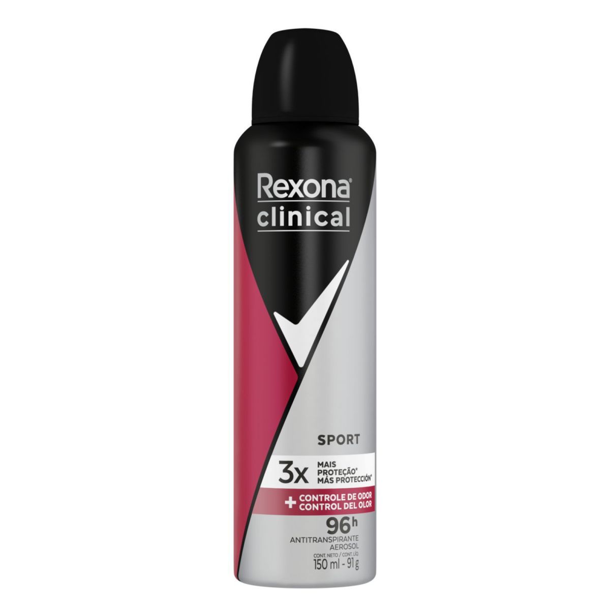 REXONA - Antitranspirante Aerosol Rexona Clinical Sport Hombre 150 ml