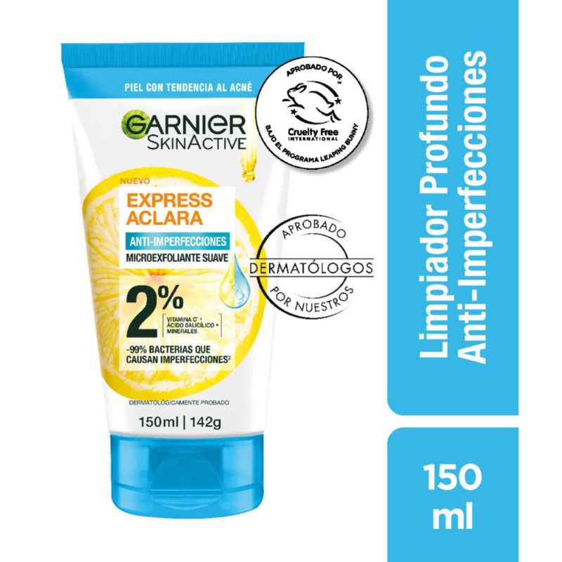 GARNIER - Limpiador Profundo Anti-Imperfecciones