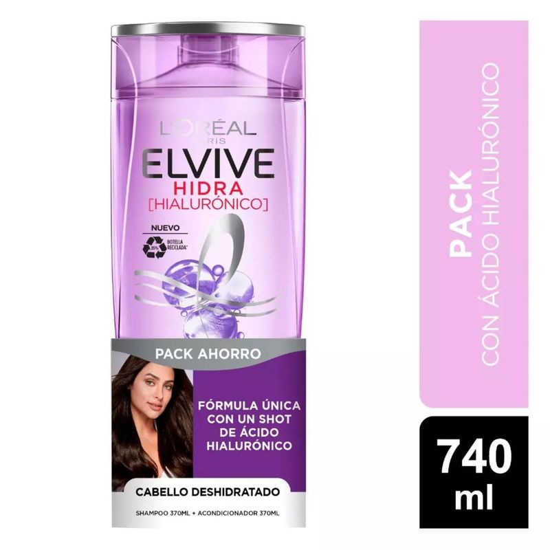 ELVIVE - Pack Shampoo + Acondicionador Hidra Rellenador