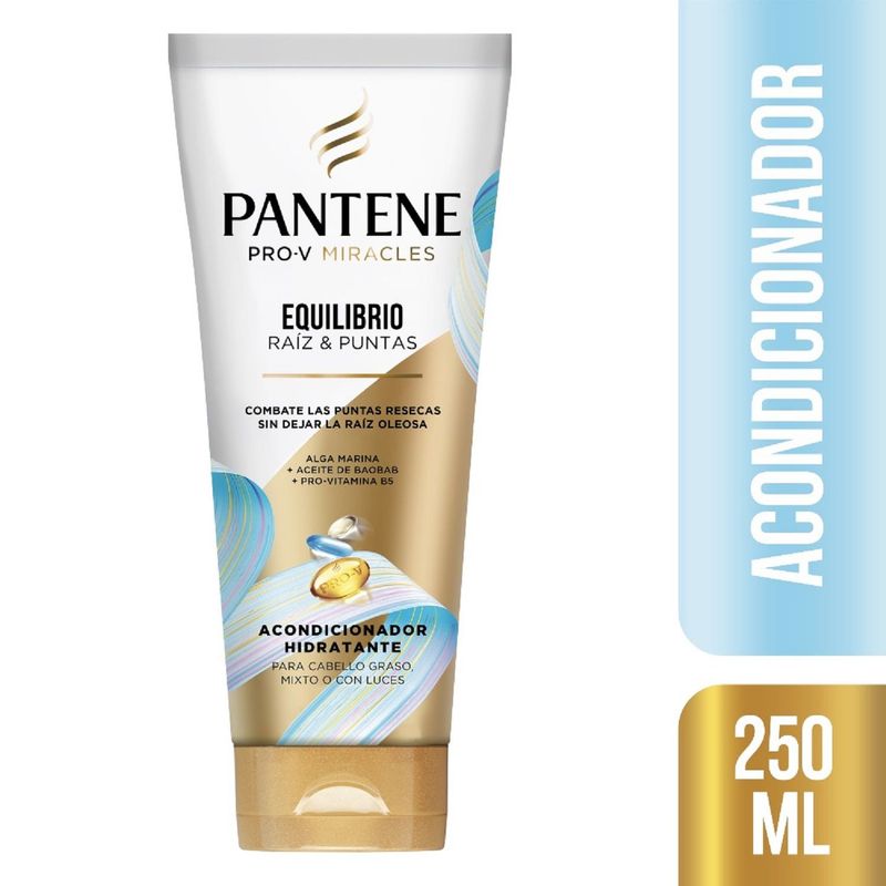 PANTENE - Acondicionador Equilibrio Raíz y Puntas Pantene 250 ml