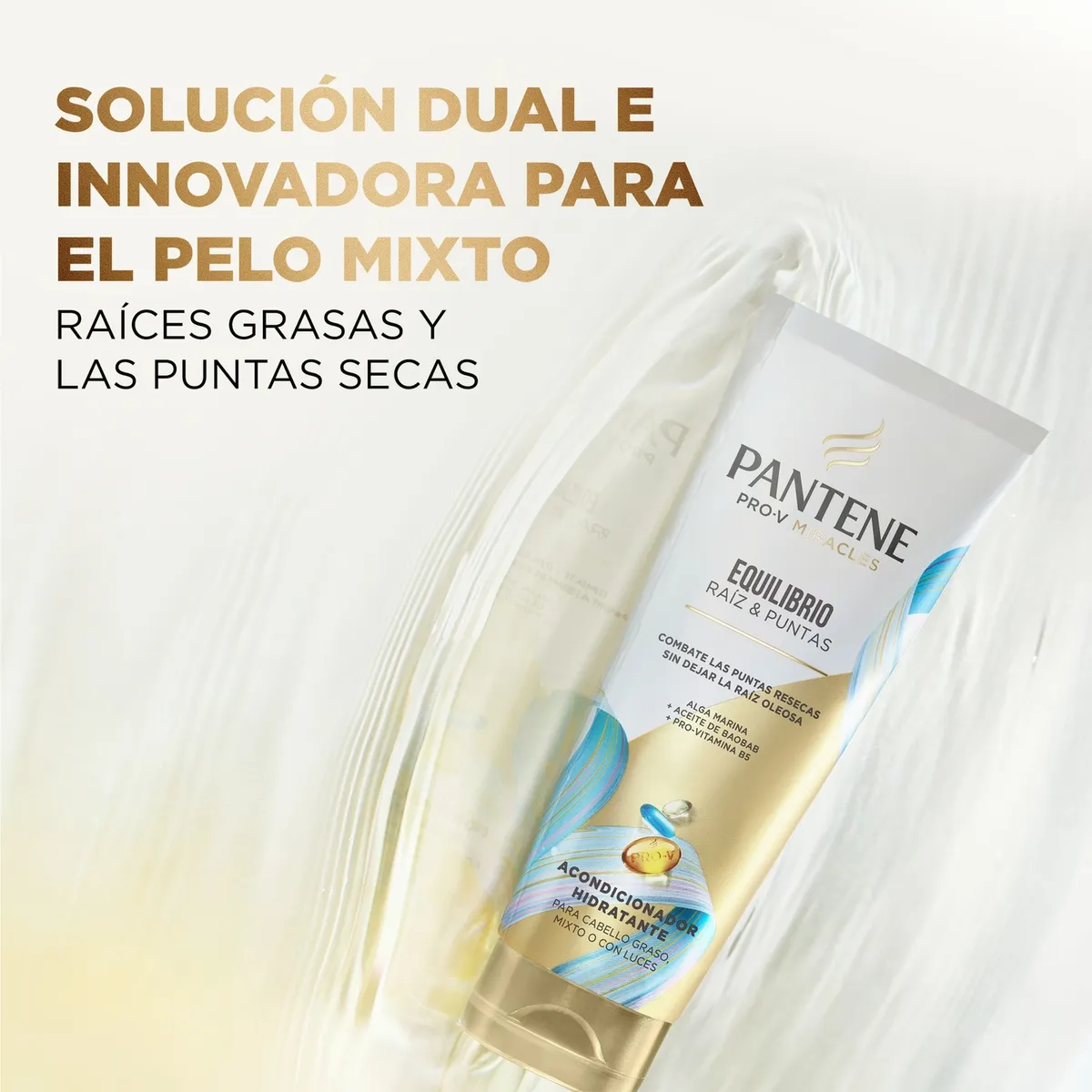PANTENE - Acondicionador Equilibrio Raíz y Puntas Pantene 250 ml