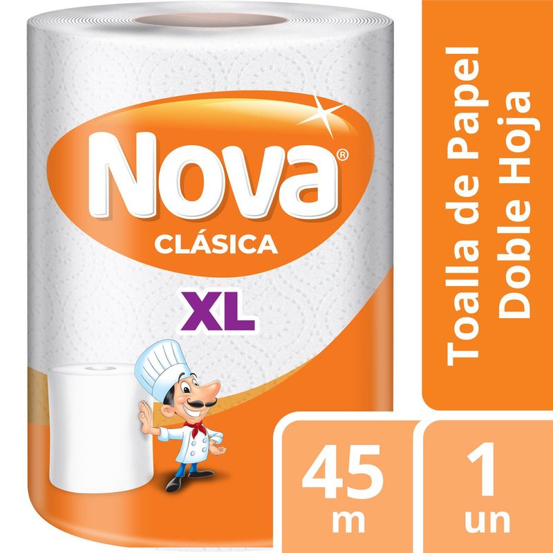 NOVA - Toalla de Papel Nova Clásica XL 45 mts