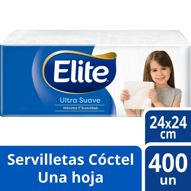 ELITE - Servilletas Cóctel Elite 400 Un