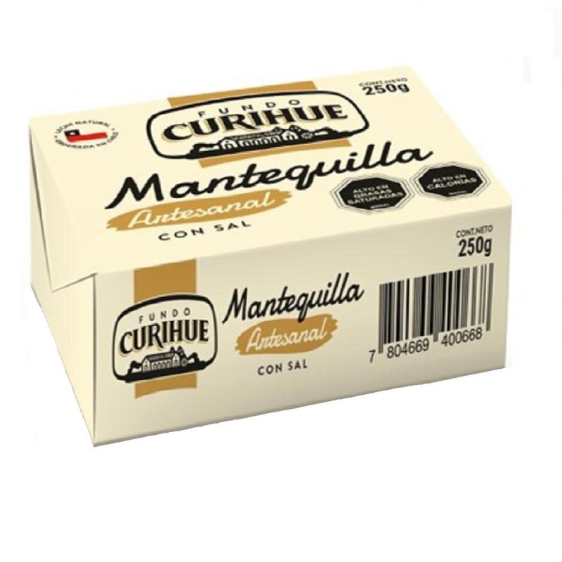 FUNDO CURIHUE - Mantequilla con Sal Artesanal Fundo Curihue 250 g