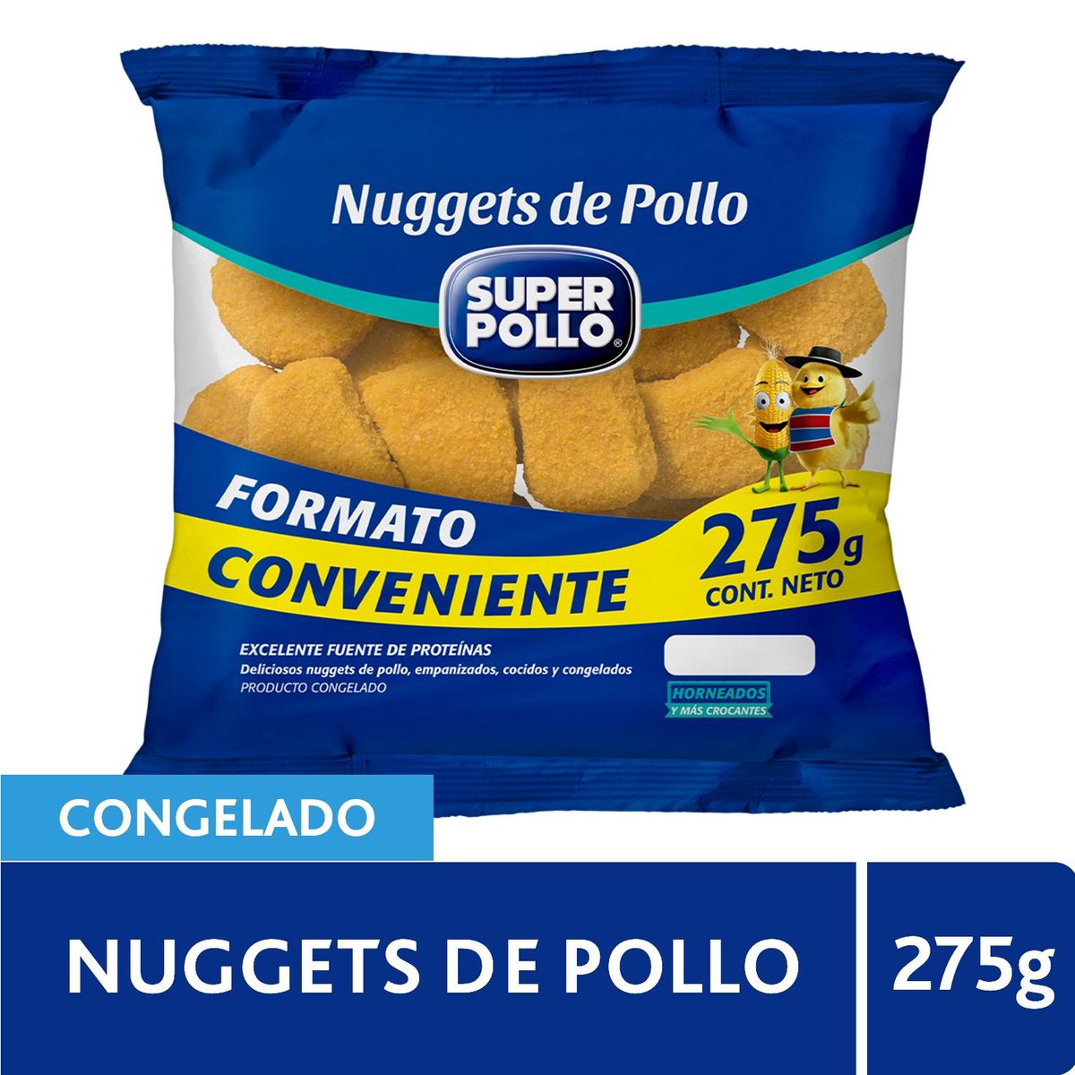 SUPER POLLO - Nugget de Pollo Bolsa Super Pollo 275 g