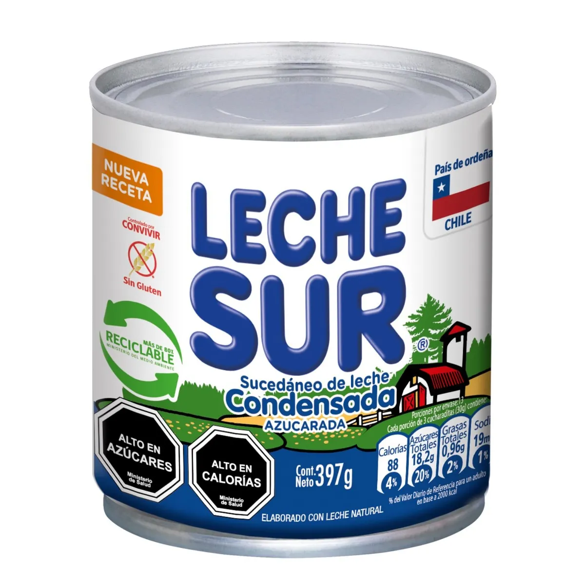 SUR - Sucedáneo Leche Condensada Tarro Sur 397 g