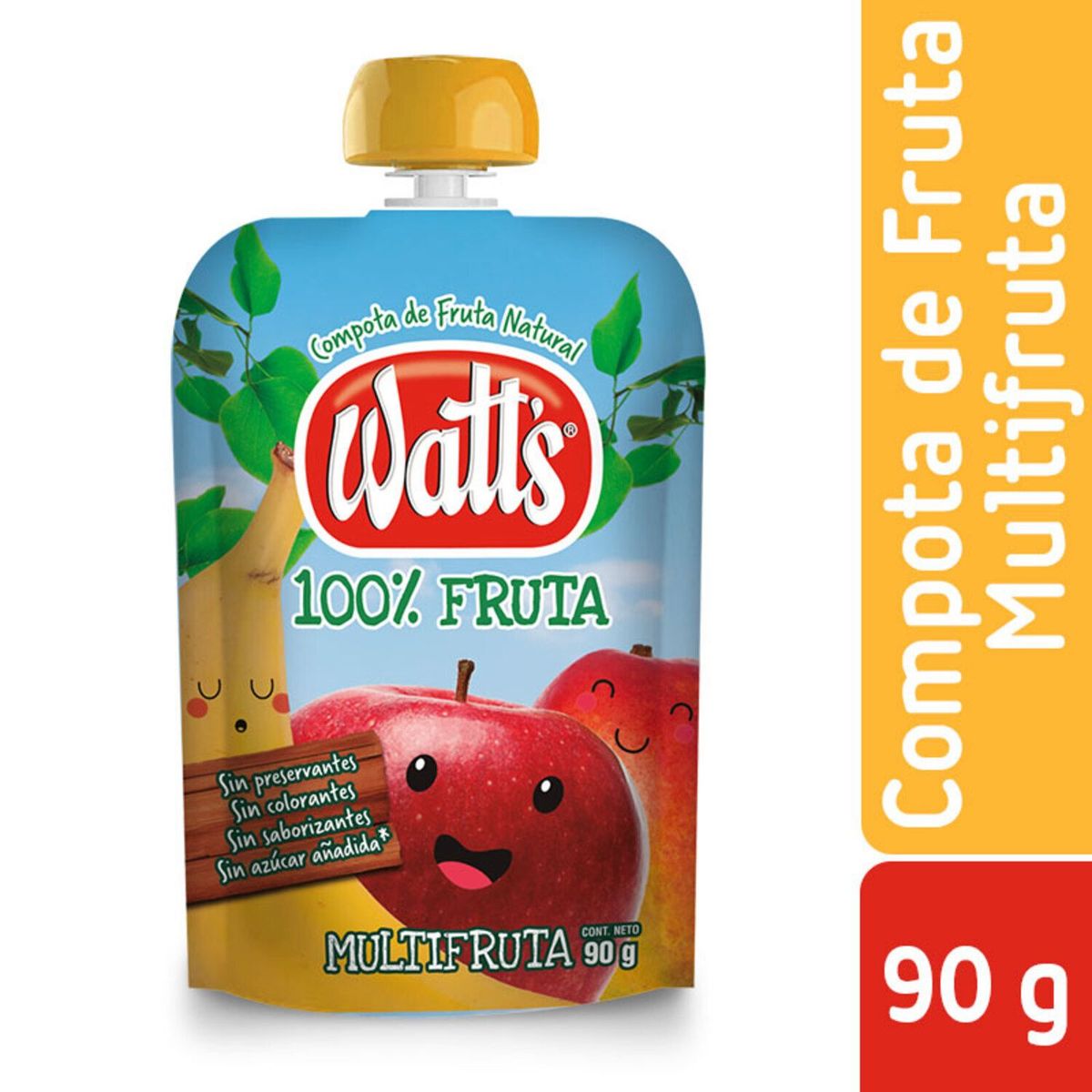 WATTS - Compota Multifruta Watts 90 g