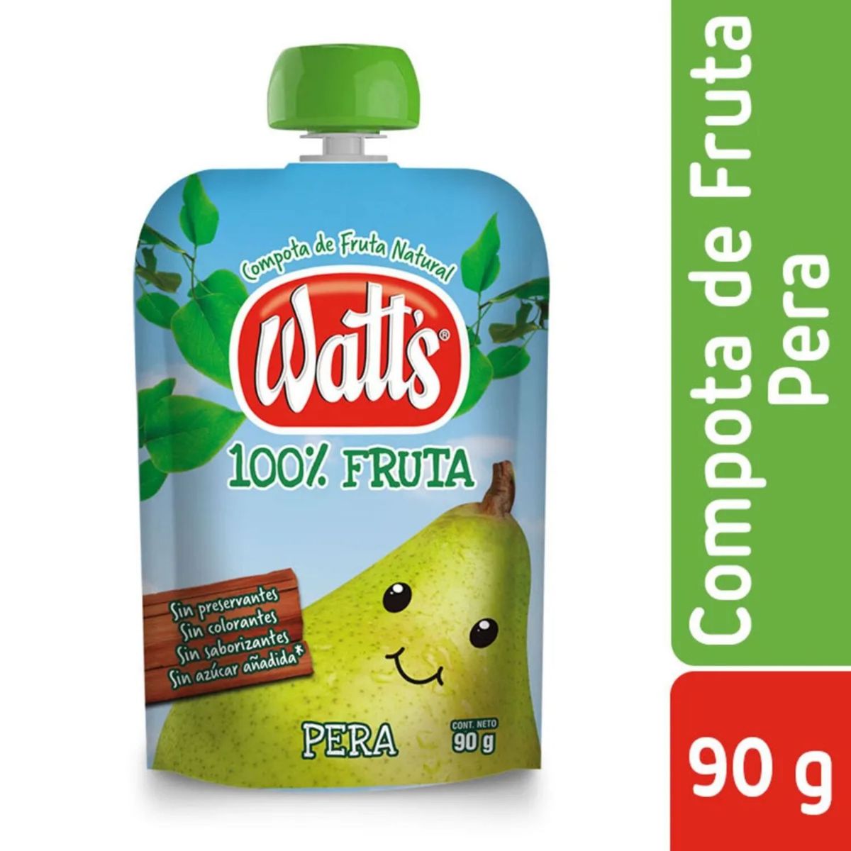 WATTS - Compota de Pera Watts 90 g