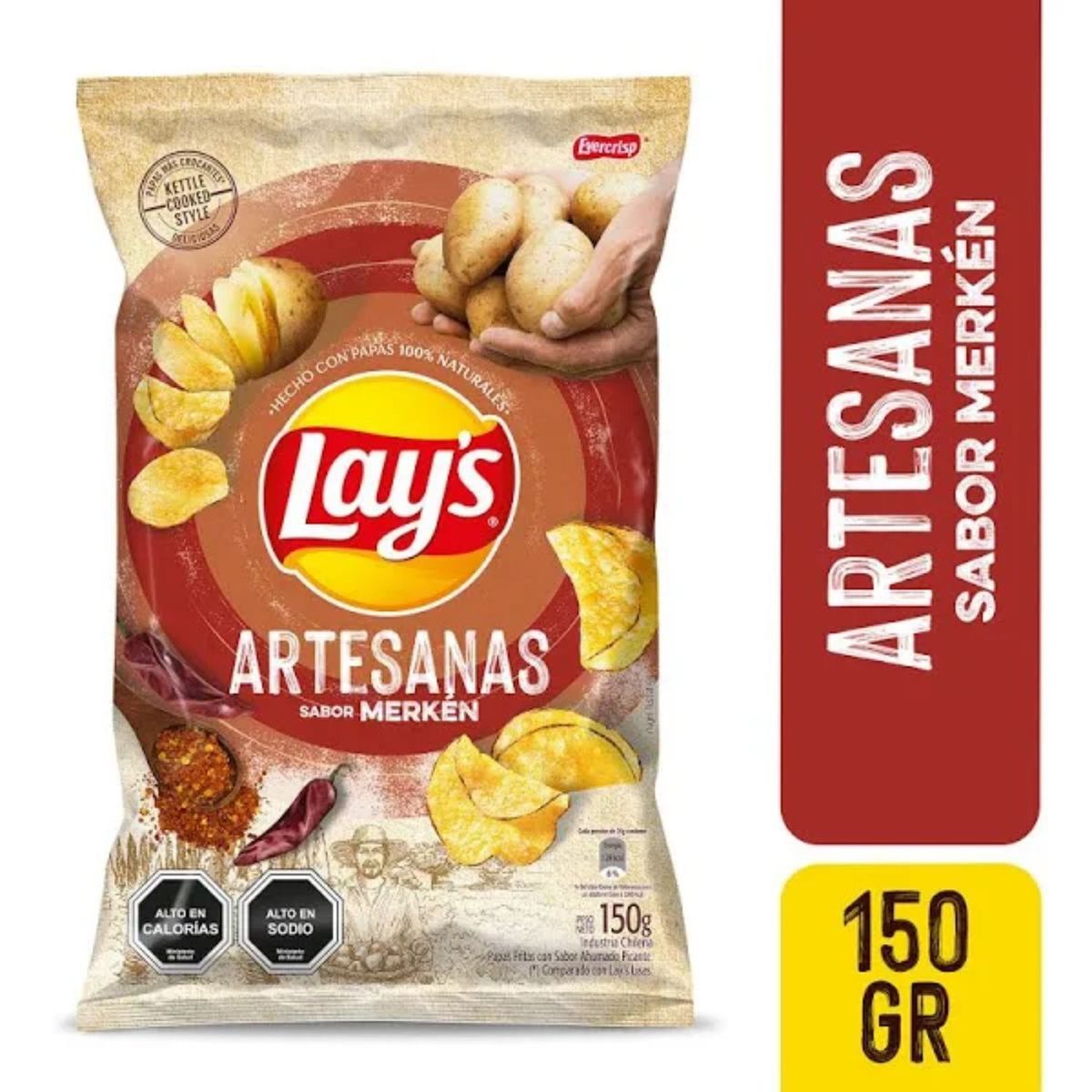 LAYS - Papas Fritas Lays Artesanas Merkén 150 g