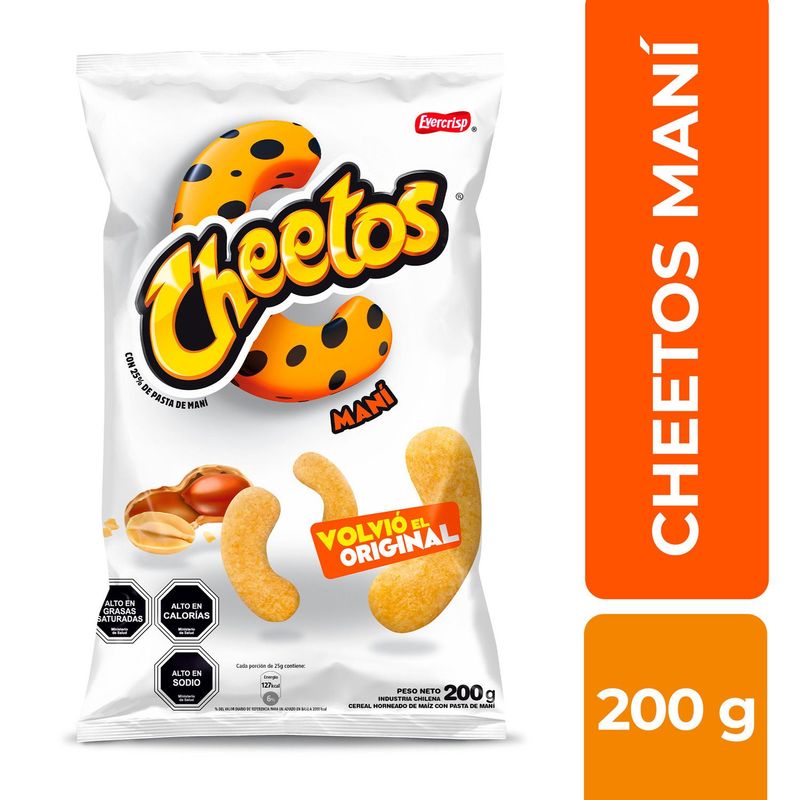 CHEETOS - Cheetos Sabor Maní Evercrips 200 g