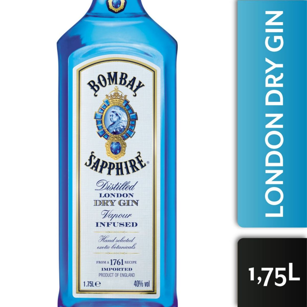 BOMBAY SAPPHIRE - Gin Sapphire Bombay 47° 1750 cc