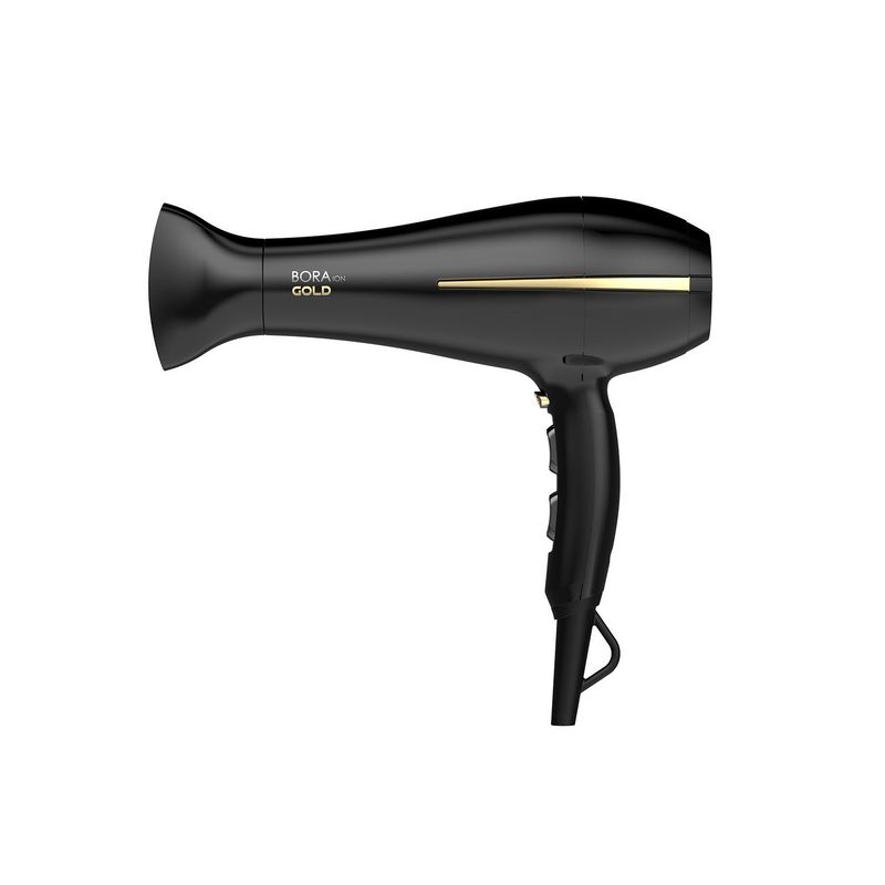 GAMA - Secador De Pelo Bora Negro/Dorado