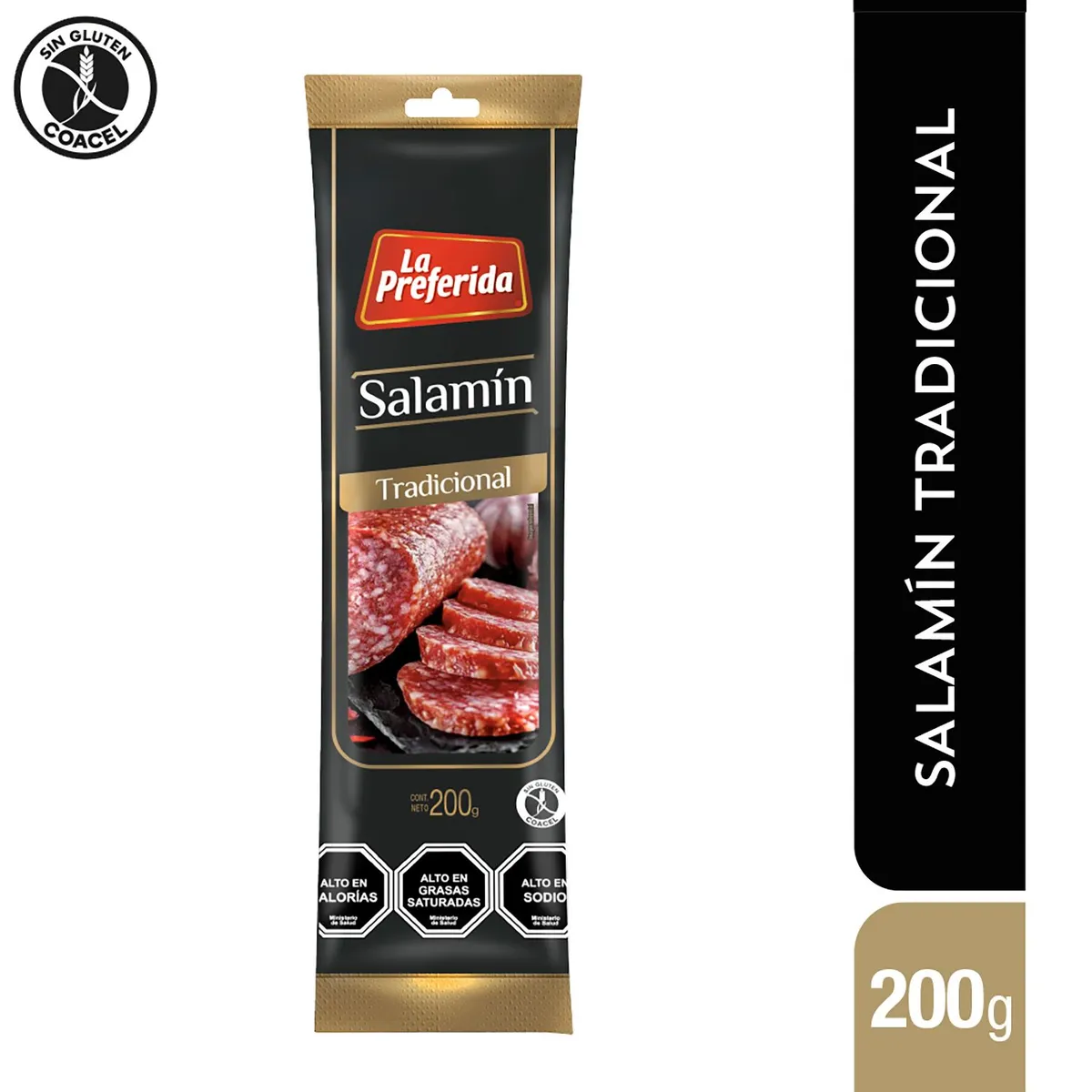 LA PREFERIDA - Salamín Tradicional La Preferida 200 g