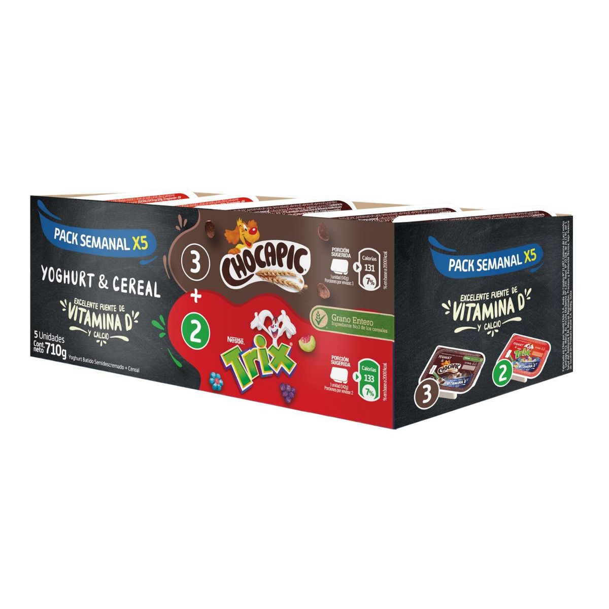 NESTLE - Yoghurt + Cereal Chocapic y Trix Nestle 710 g