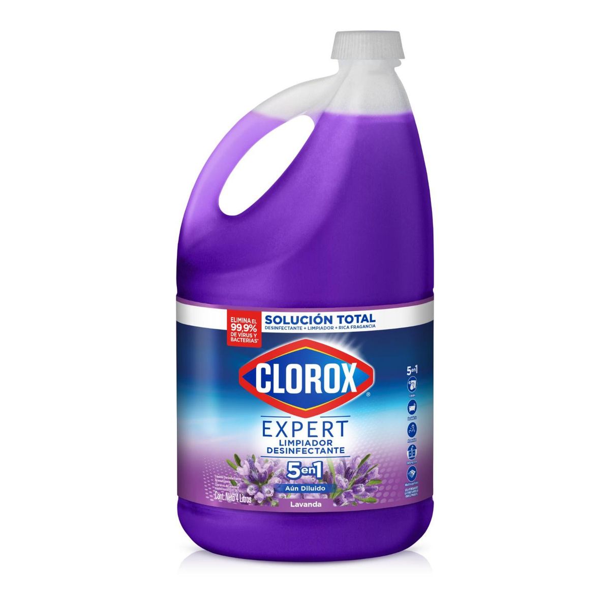 CLOROX - Limpiador Clorox Expert Lavanda 4 L