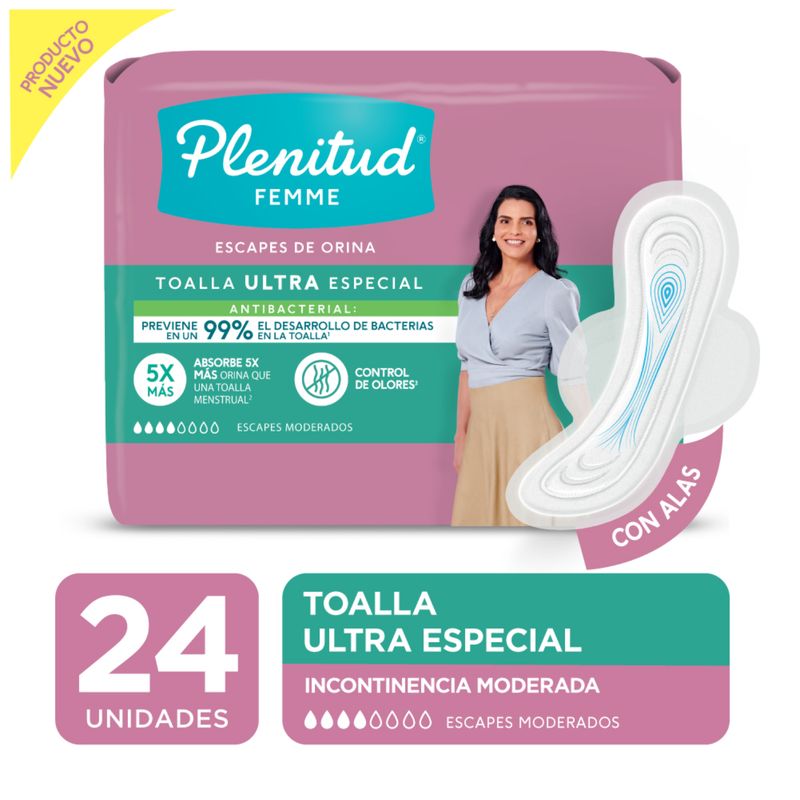 PLENITUD - Toallas Higiénicas Femeninas Ultra Plenitud 24 Un