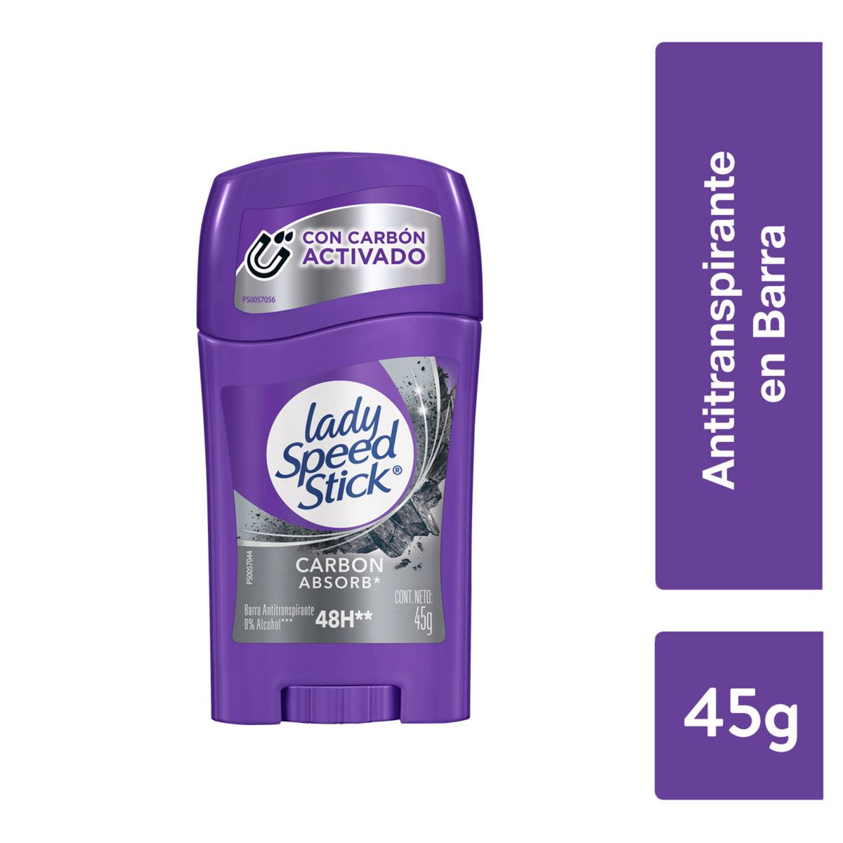 LADY SPEED STICK - Desodorante Barra Lady Speed Stick Carbón Absorb Mujer 45 g