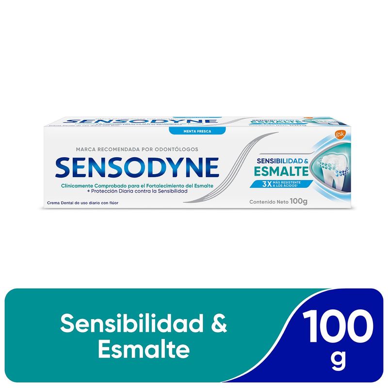 SENSODYNE - Crema Dental Sensodyne Sensibilidad & Esmalte Menta 100 g